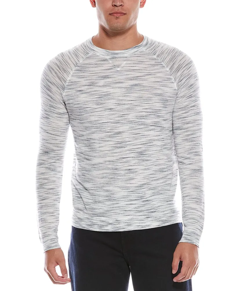 Autumn Cashmere Raglan Crewneck Sweatshirt White