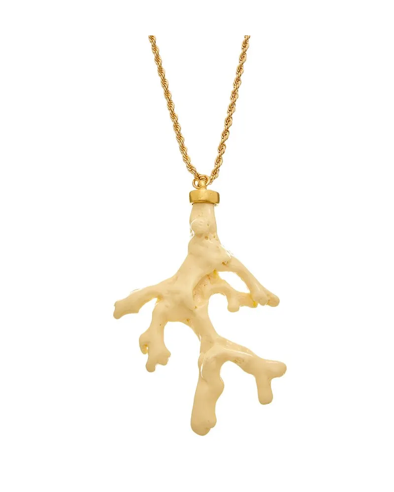 Kenneth Jay Lane Plated Pendant Necklace Nocolor