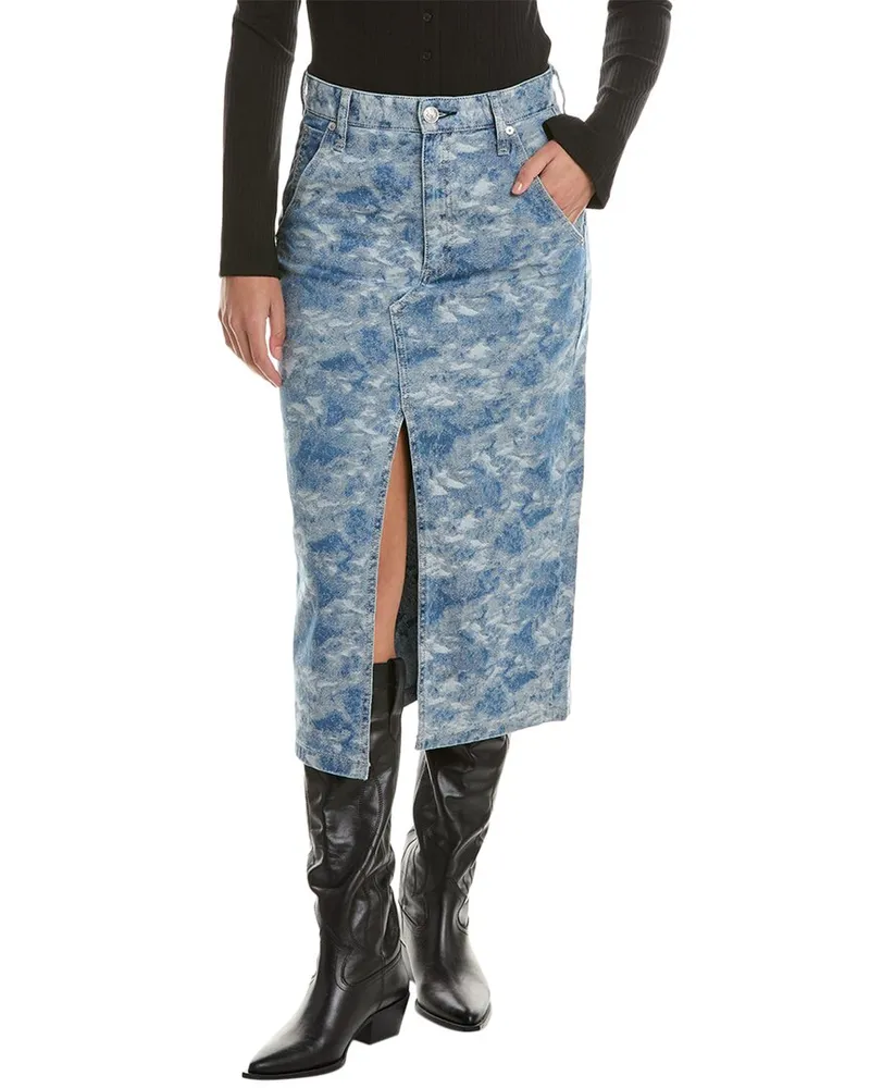 Rag & Bone Sid Maxi Skirt Blue