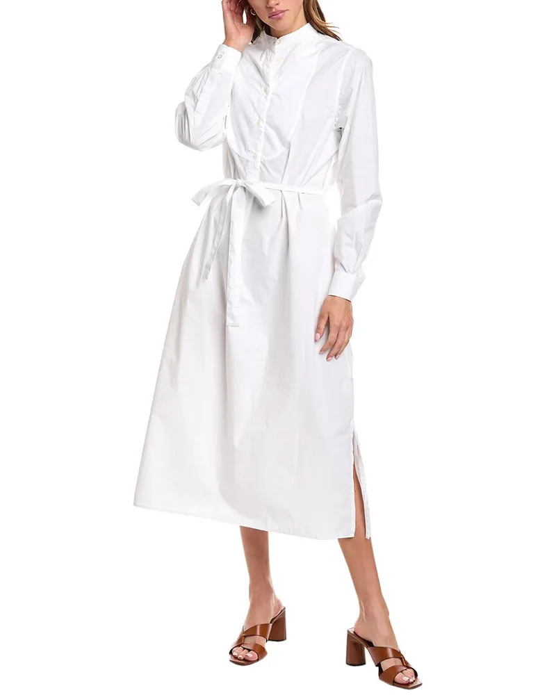 Officine Generale Officine Generale Nelly Midi Dress White
