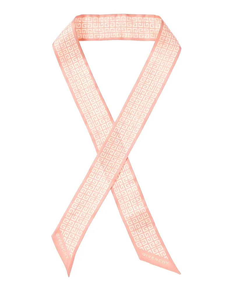 Givenchy 4G All Over Silk Scarf Pink