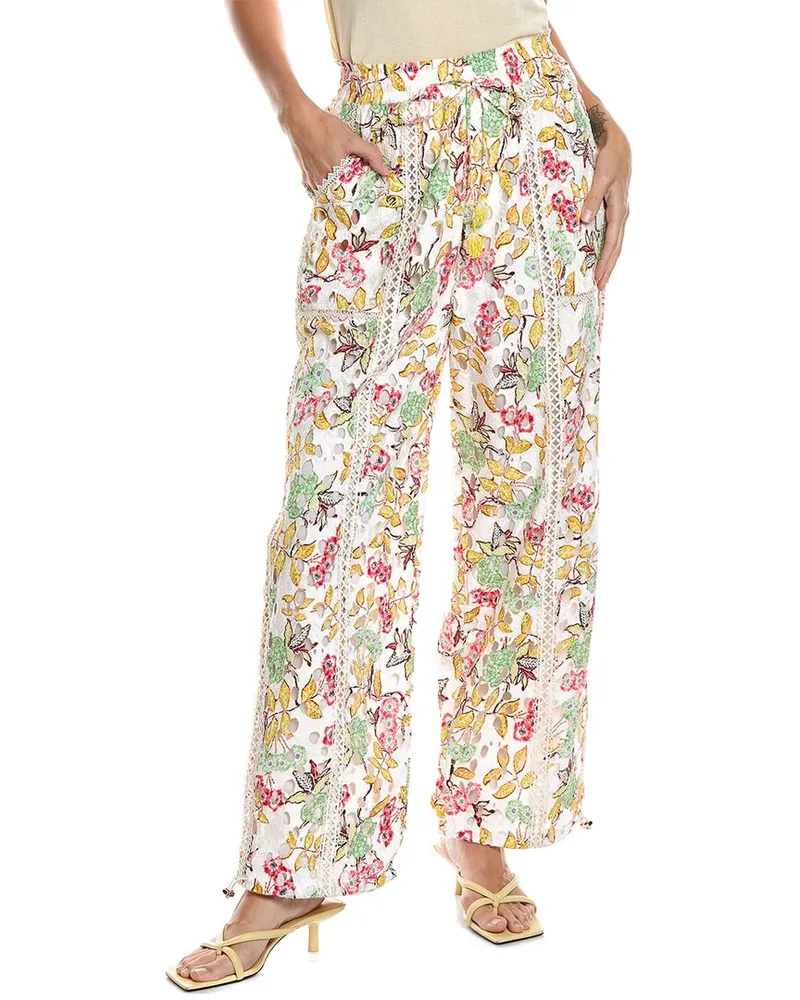 Hemant & Nandita Cargo Pant White