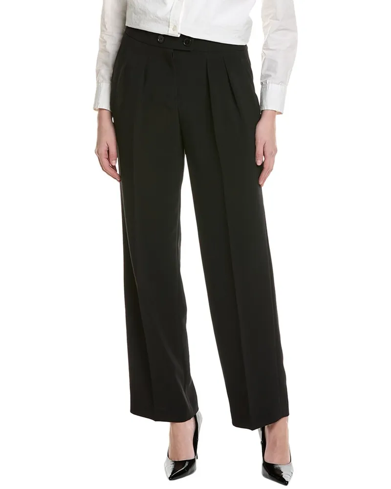 Kenneth Cole Pleated Pant Black