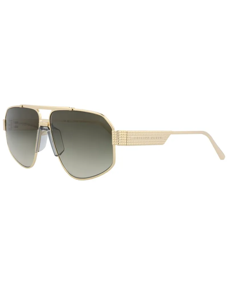 Philipp Plein Men's SPP106M 63mm Polarized Sunglasses Nocolor