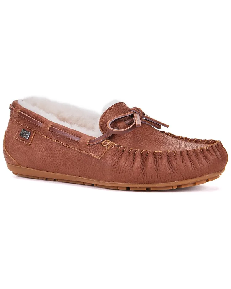 Australia Luxe Prost Leather Slipper Brown