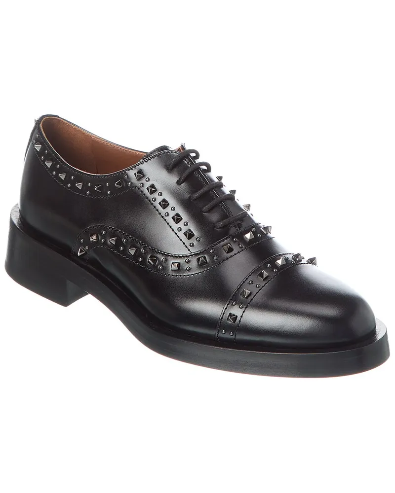Valentino Garavani Gentleglam Leather Loafer Black