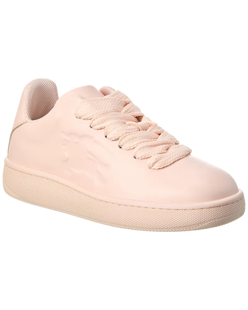 Burberry Box Leather Sneaker Pink