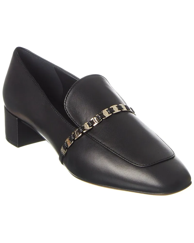 Ferragamo Tilos Leather Pump Black
