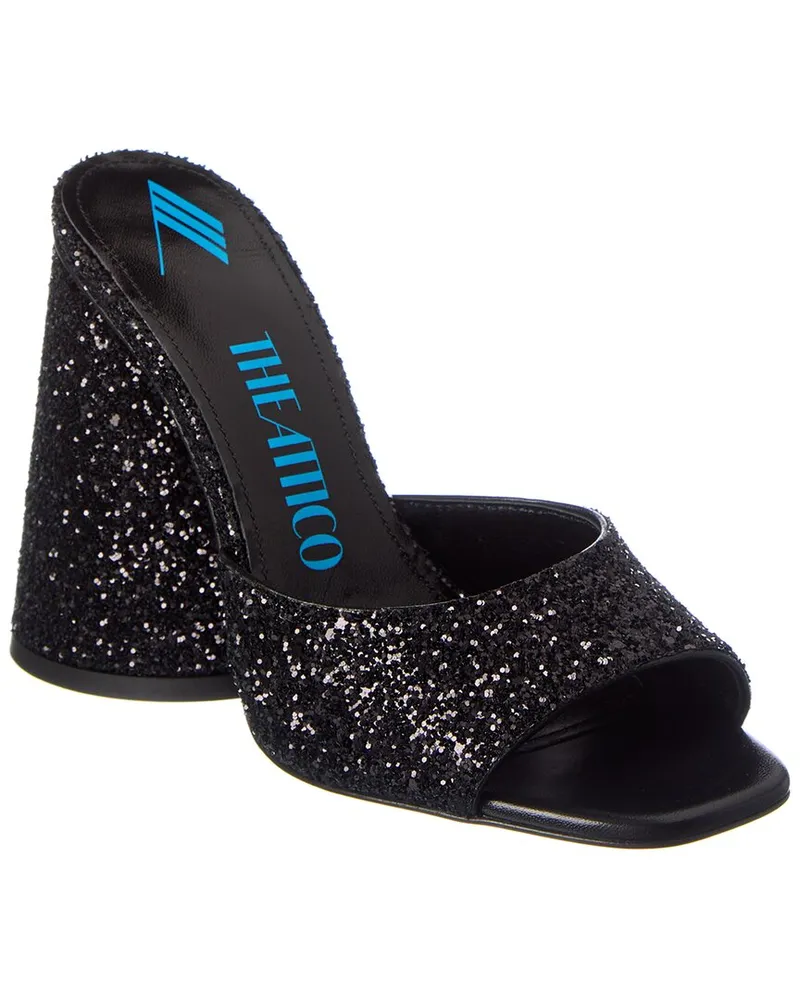 ATTICO Luz Leather Sandal Black