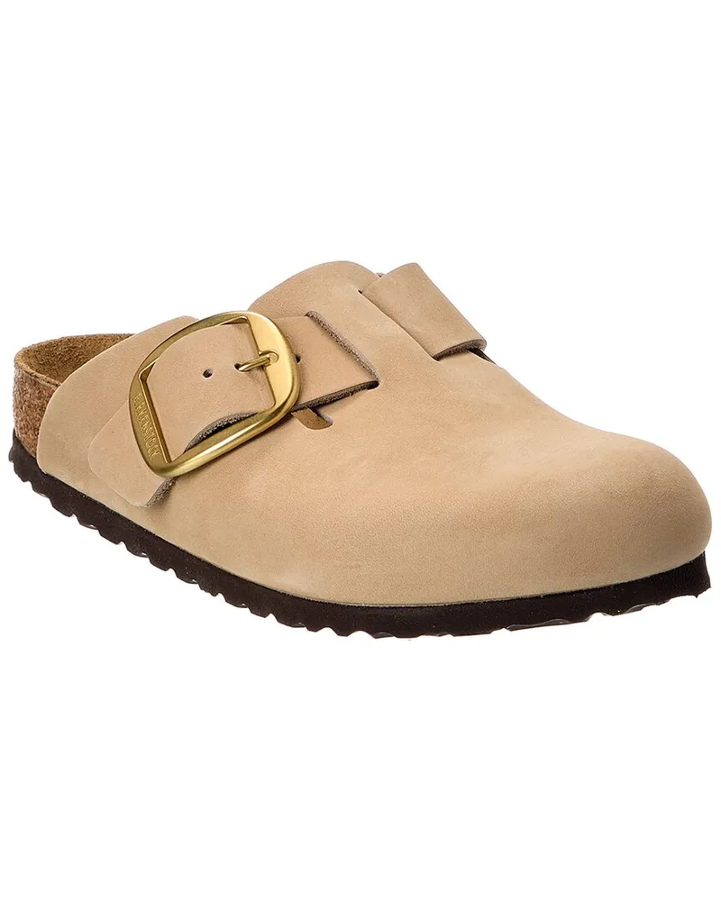Birkenstock Boston Narrow Big Buckle Leather Clog Nocolor