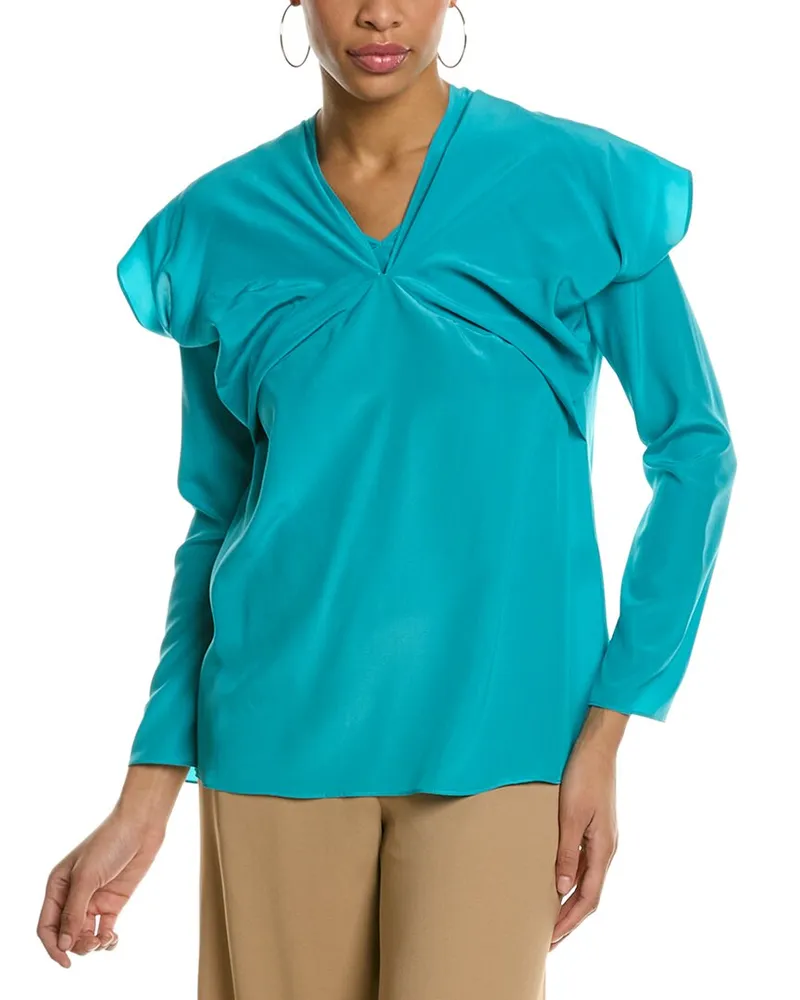 Missoni Silk Blouse Blue