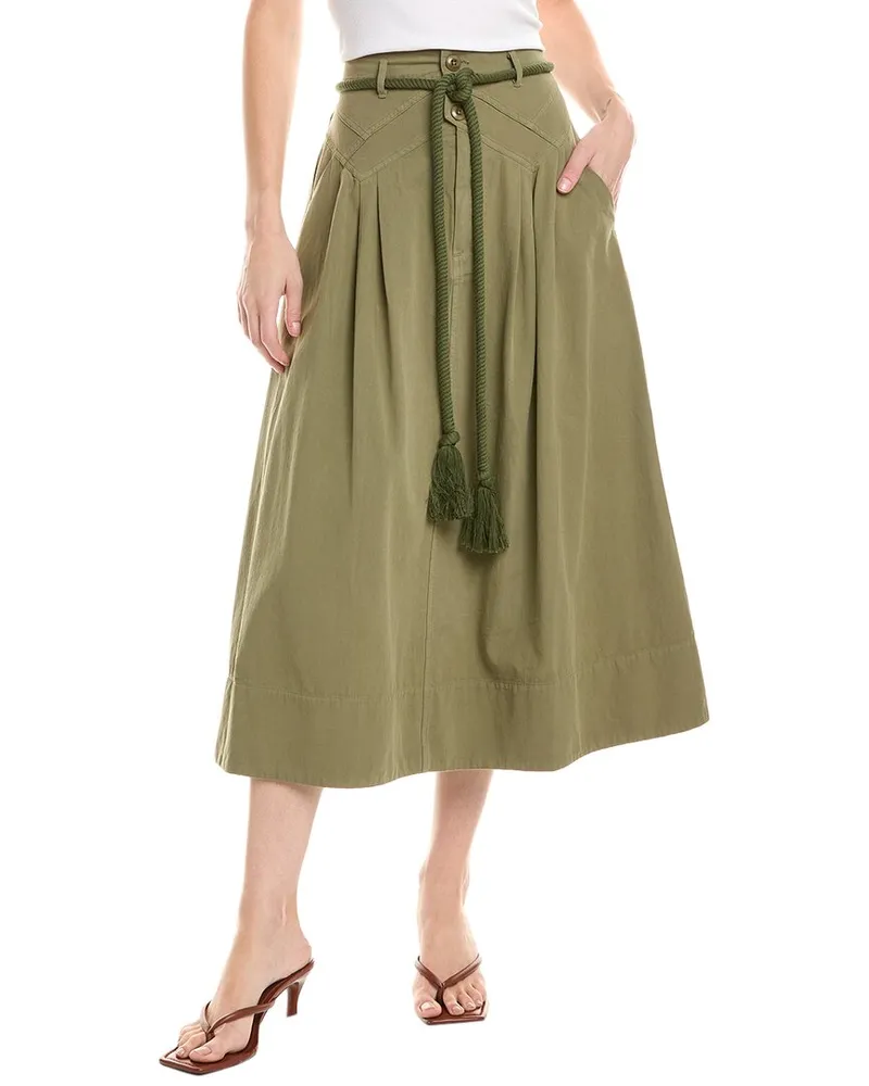 The Great The Field Midi Skirt Blue