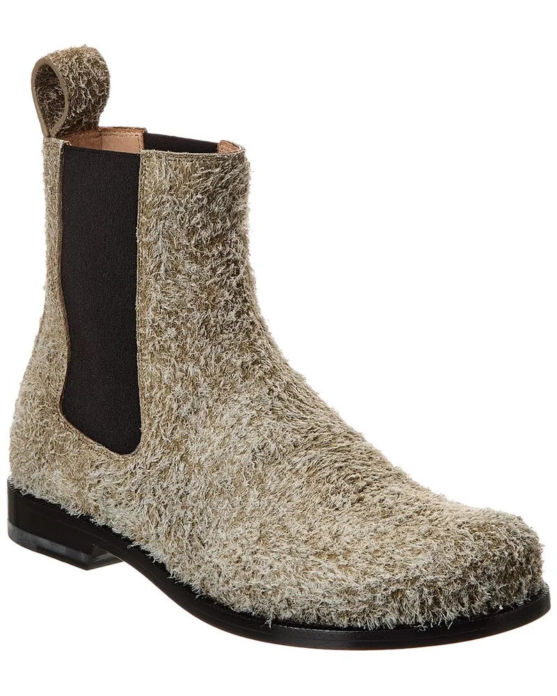 Loewe Campo Suede Chelsea Boot Green