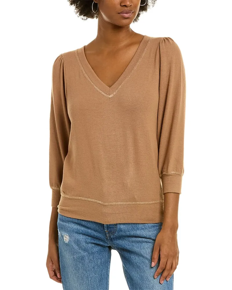 Michael Stars Gabriella Sweatshirt Brown