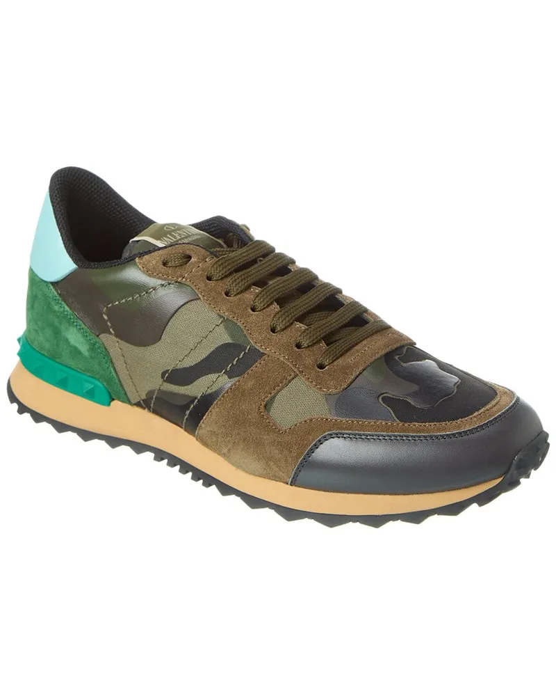 Valentino Garavani Leather & Suede Sneaker Nocolor
