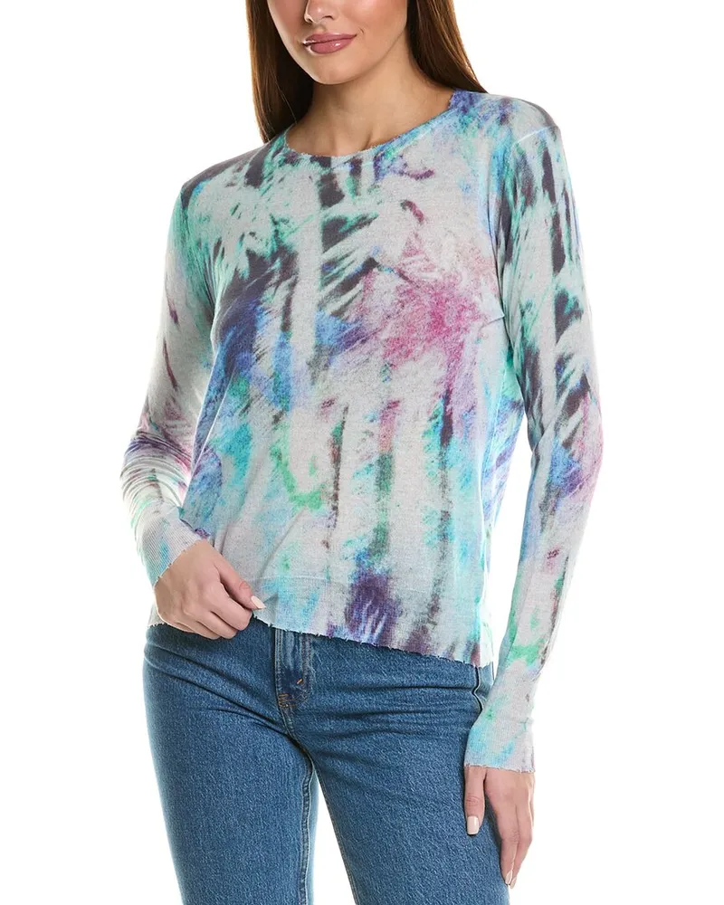 Autumn Cashmere Distressed Shirt Blue