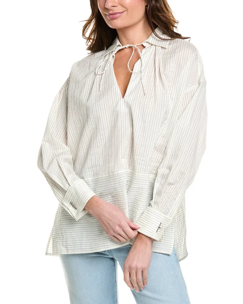 Max Mara Saletta Silk-Blend Shirt Black