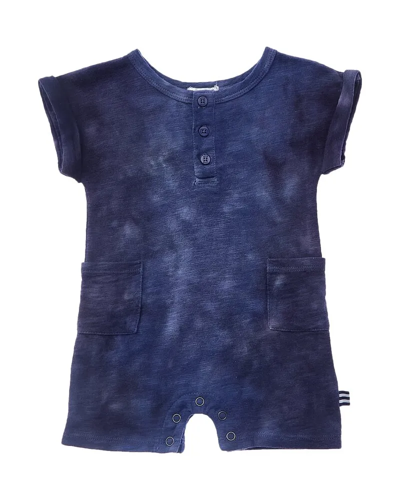 Splendid Ripple Tie-Dye Bodysuit Blue