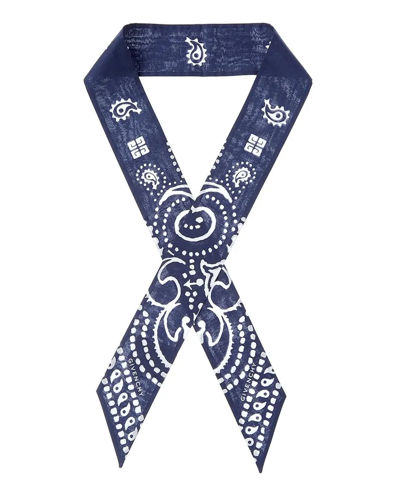 Givenchy Bandeau Scarf Blue