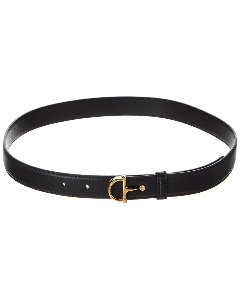 Gucci Horsebit Leather Belt Black