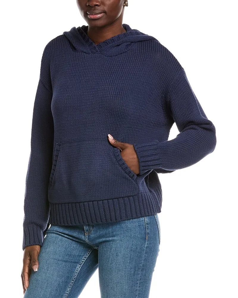 Michael Stars Jess Hoodie Blue