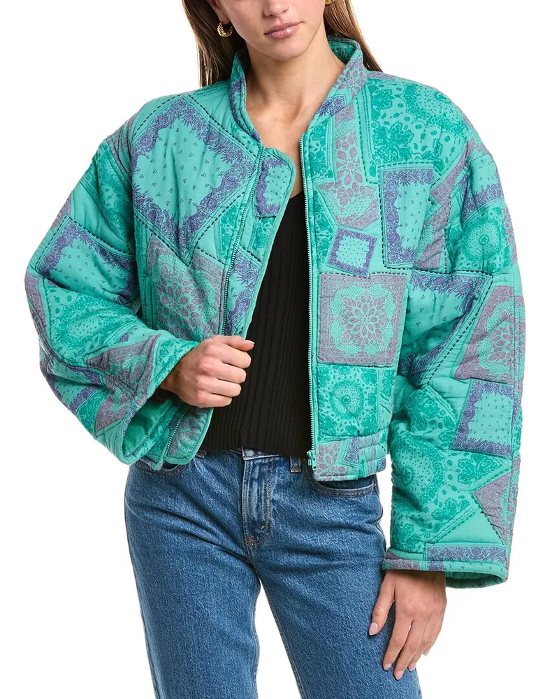 ba&sh Macino Jacket Green