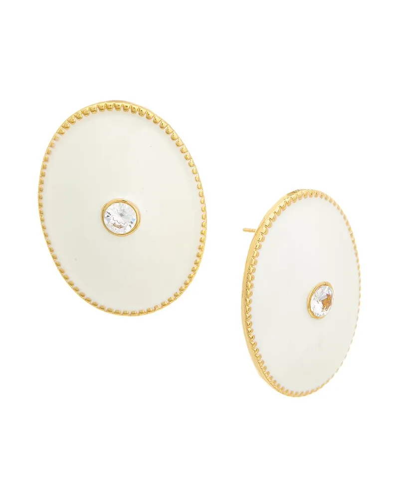 CRYSTAL HAZE 18K Plated CZ Statement Earrings Nocolor