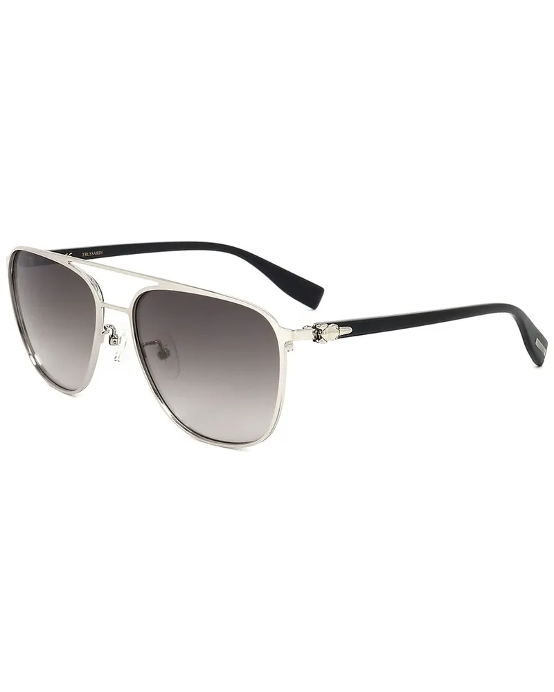 Trussardi Men's STR405F 579X 59mm Sunglasses Black