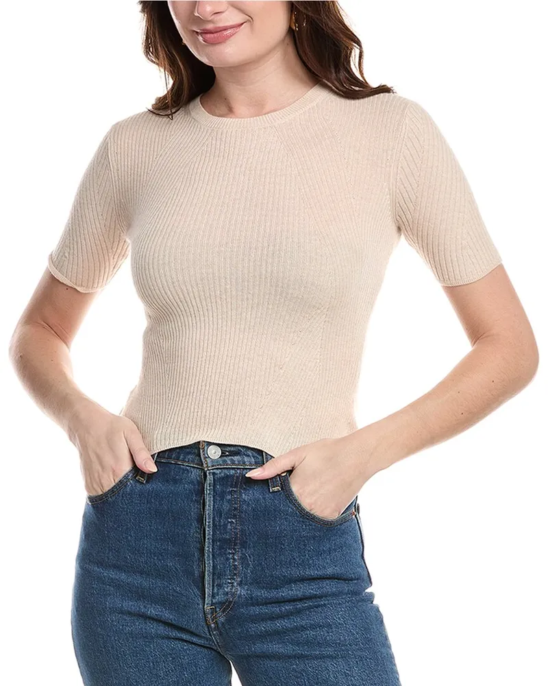 Rag & Bone Eliana Cashmere-Blend Sweater Beige