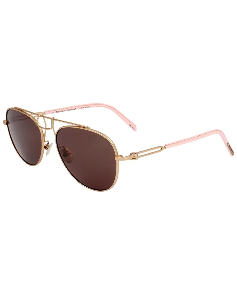 Calvin Klein Unisex CKNYC1811S 54mm Sunglasses Gold