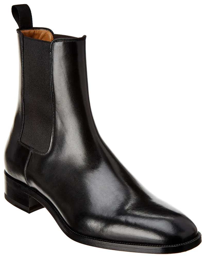 Christian Louboutin Samson Leather Boot Black