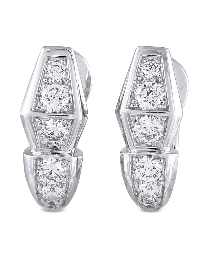 Bulgari 18K 1.52 ct. tw. Diamond Earring (Authentic Pre-Loved Nocolor
