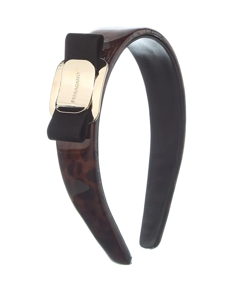 Ferragamo Headband Brown