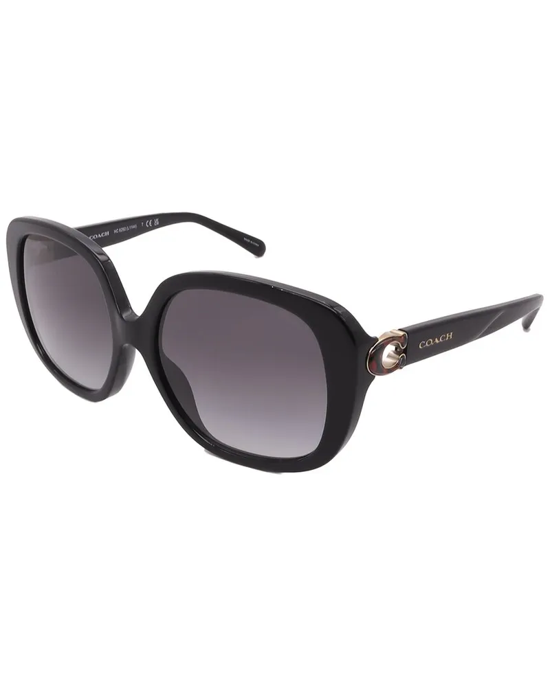 Coach Women's HC8292 56mm Sunglasses Black