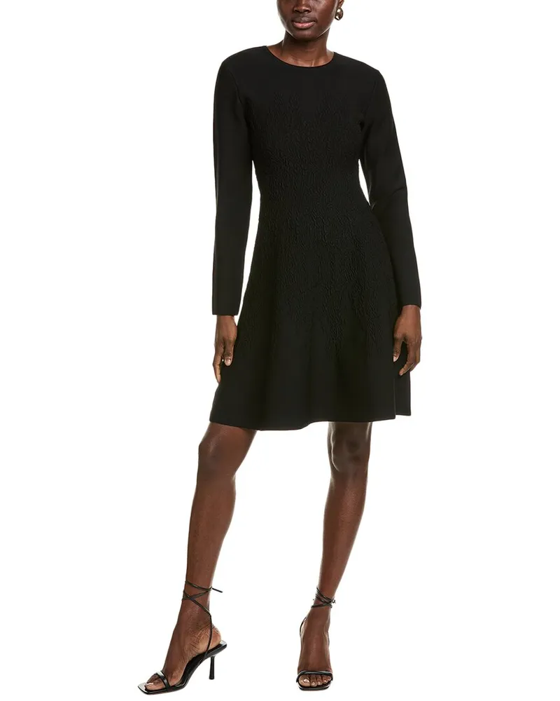 Lela Rose Mini Dress Black