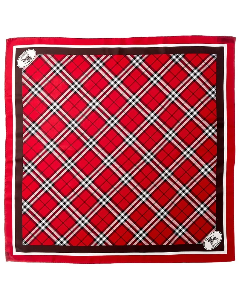 Burberry Check Silk Scarf Nocolor
