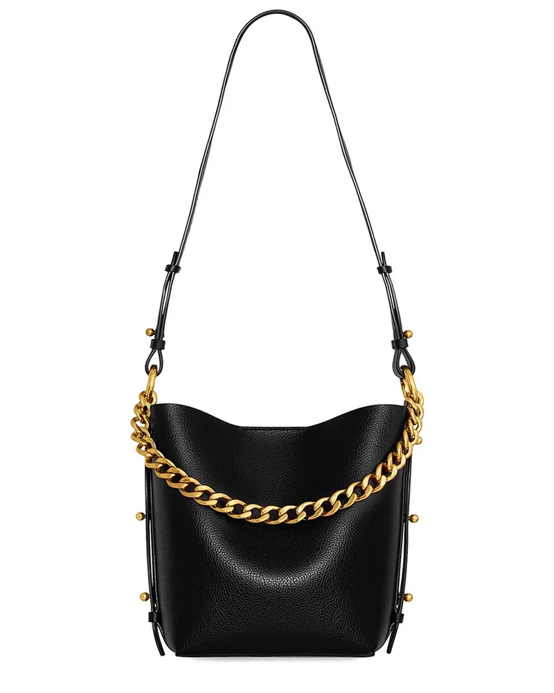 Rebecca Minkoff Kate Large Leather Bucket Bag Black