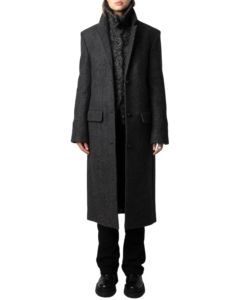 Zadig & Voltaire Wool-Blend Coat Nocolor