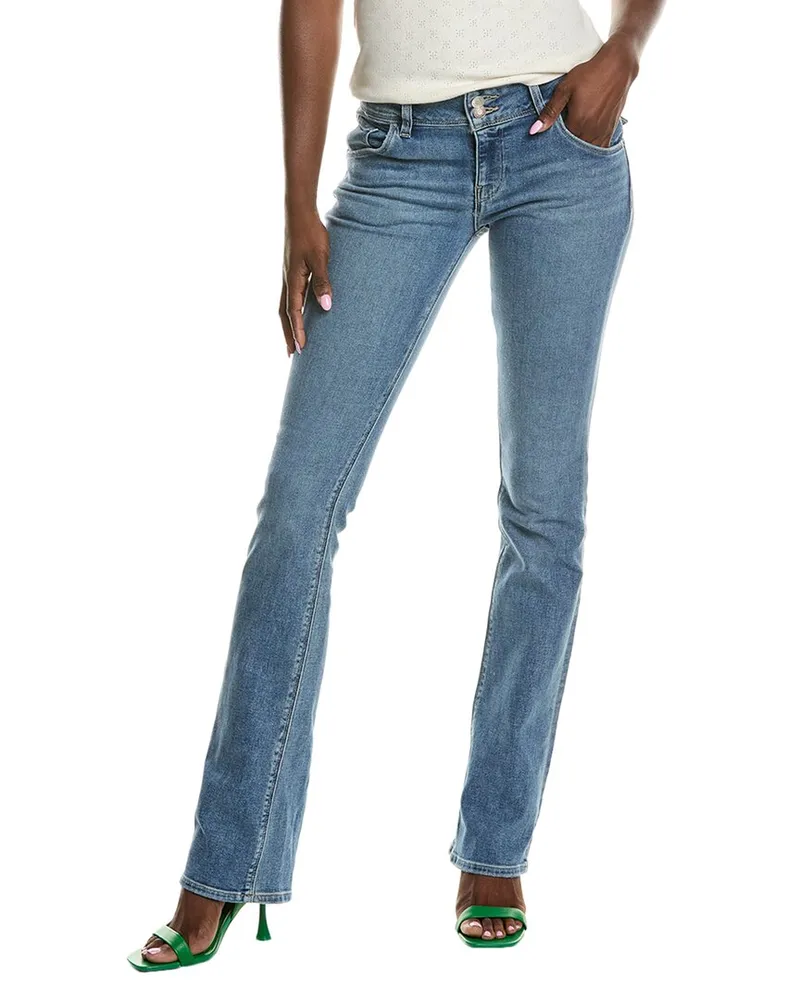 HUDSON Jeans Beth Mid-Rise Promise Baby Boot Jean Blue