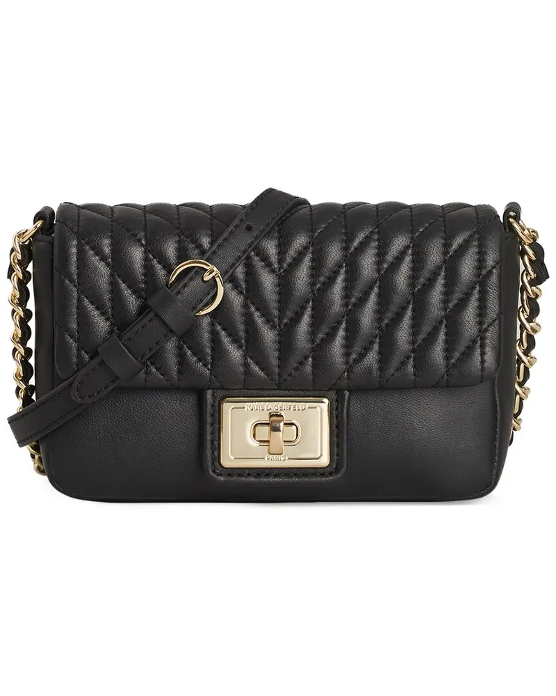 Karl Lagerfeld Agyness Leather Crossbody Nocolor