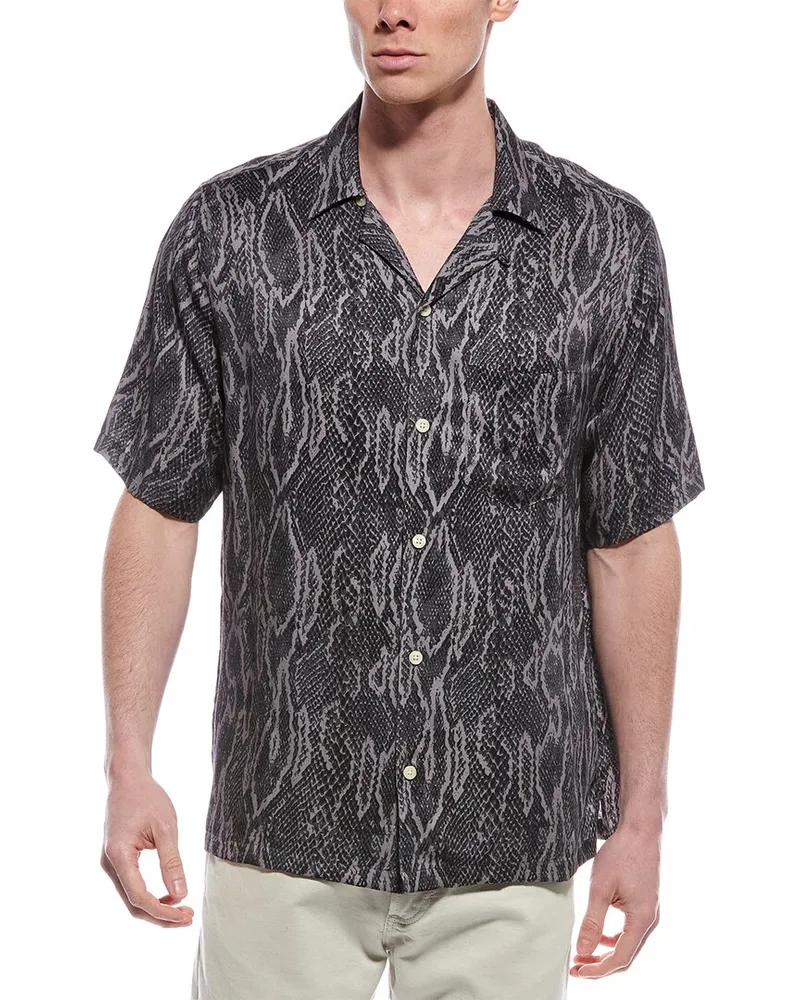 AllSaints Boomslang Shirt Black
