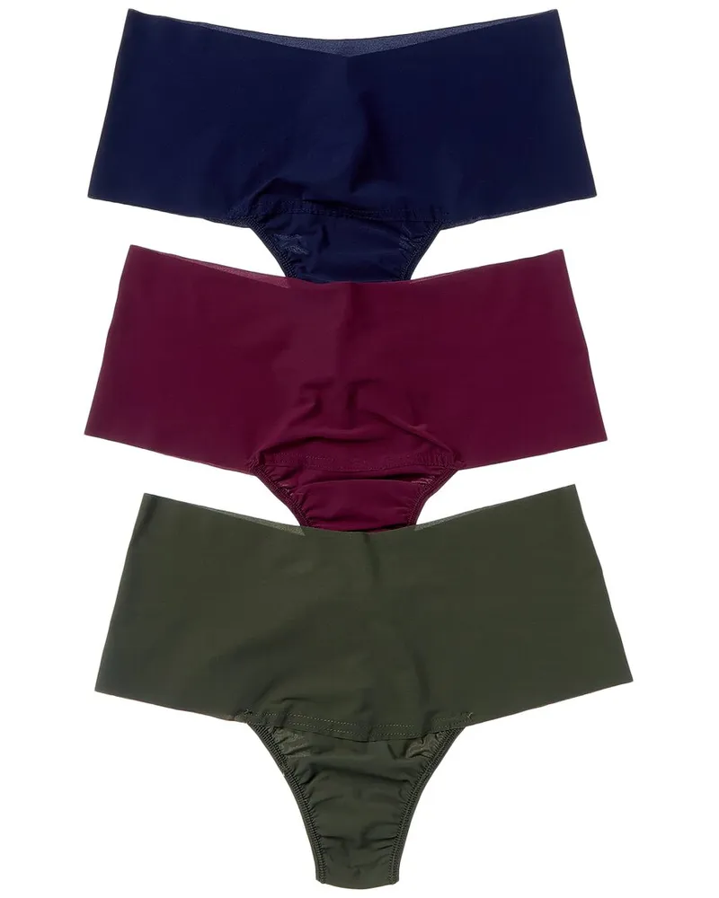 Hanky Panky 3pk Breathesoft High-Rise Thong Nocolor