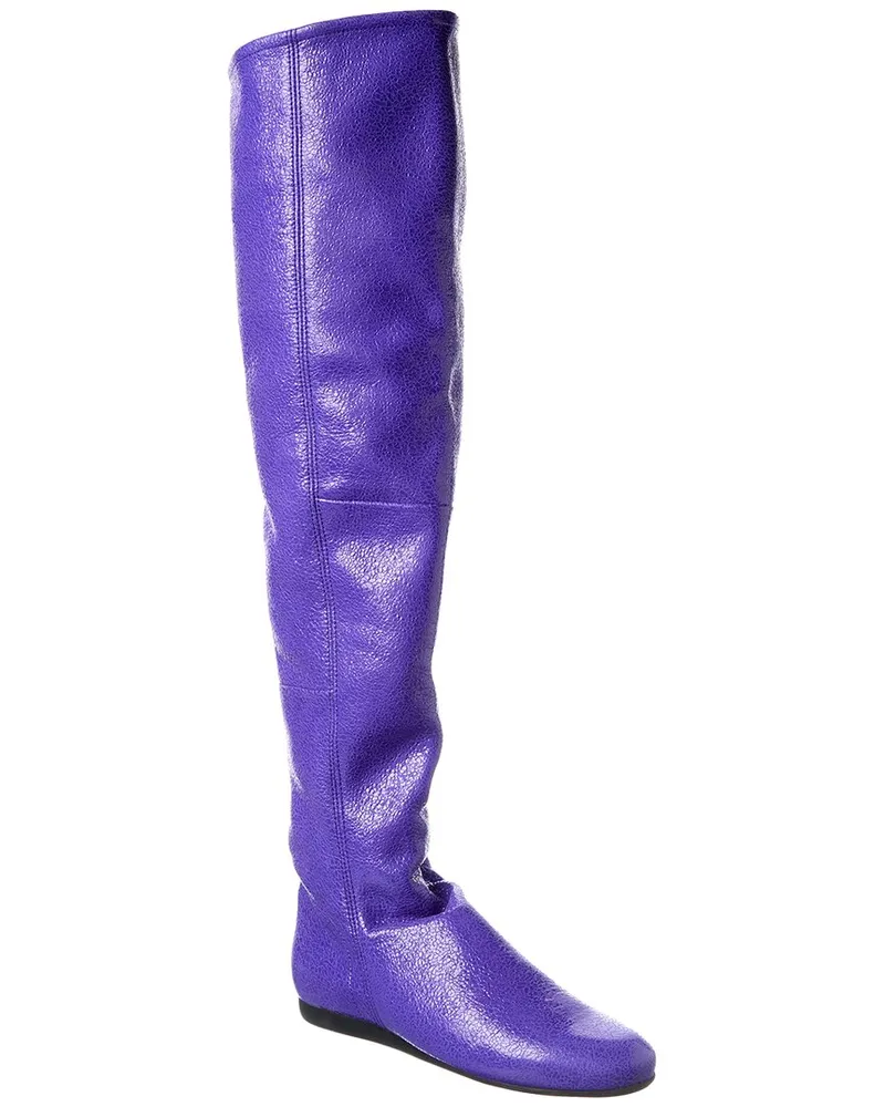 Arche Lajiki Leather Over-The-Knee Boot Blue