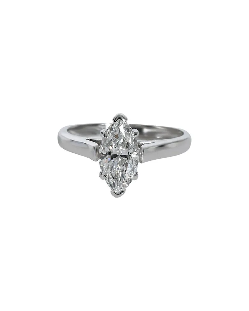 Tiffany & Co. Solitaire Platinum Diamond Solitaire Ring (Authentic Pre-Loved Nocolor