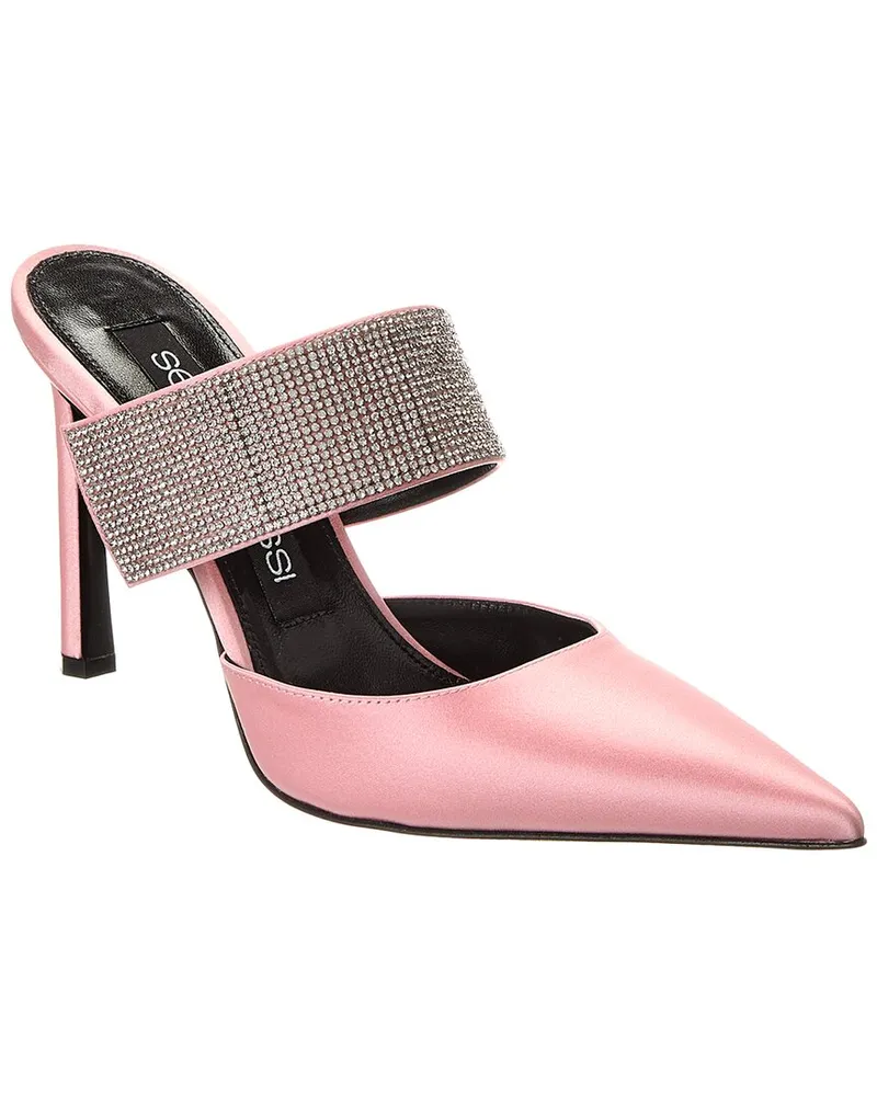 Sergio Rossi Satin Pump Pink