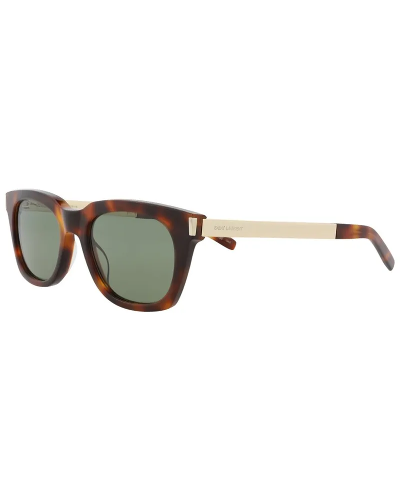Saint Laurent Unisex SL582 53mm Sunglasses Brown