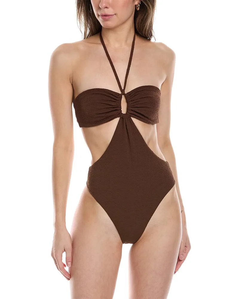 Mara Hoffman Blanca One-Piece Brown
