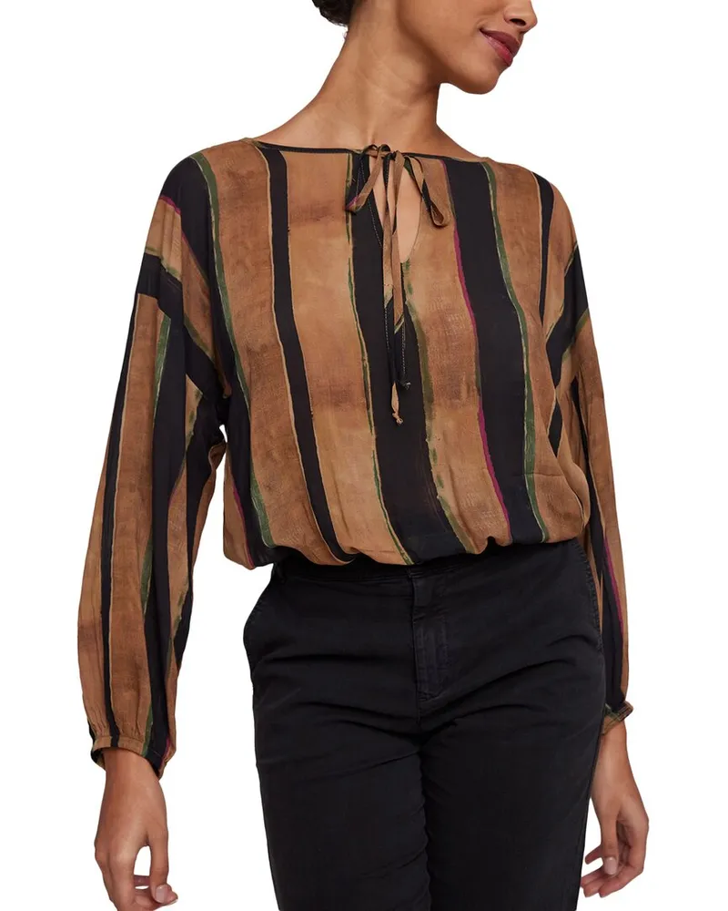 Bella Dahl Tie Up Pullover Top Nocolor