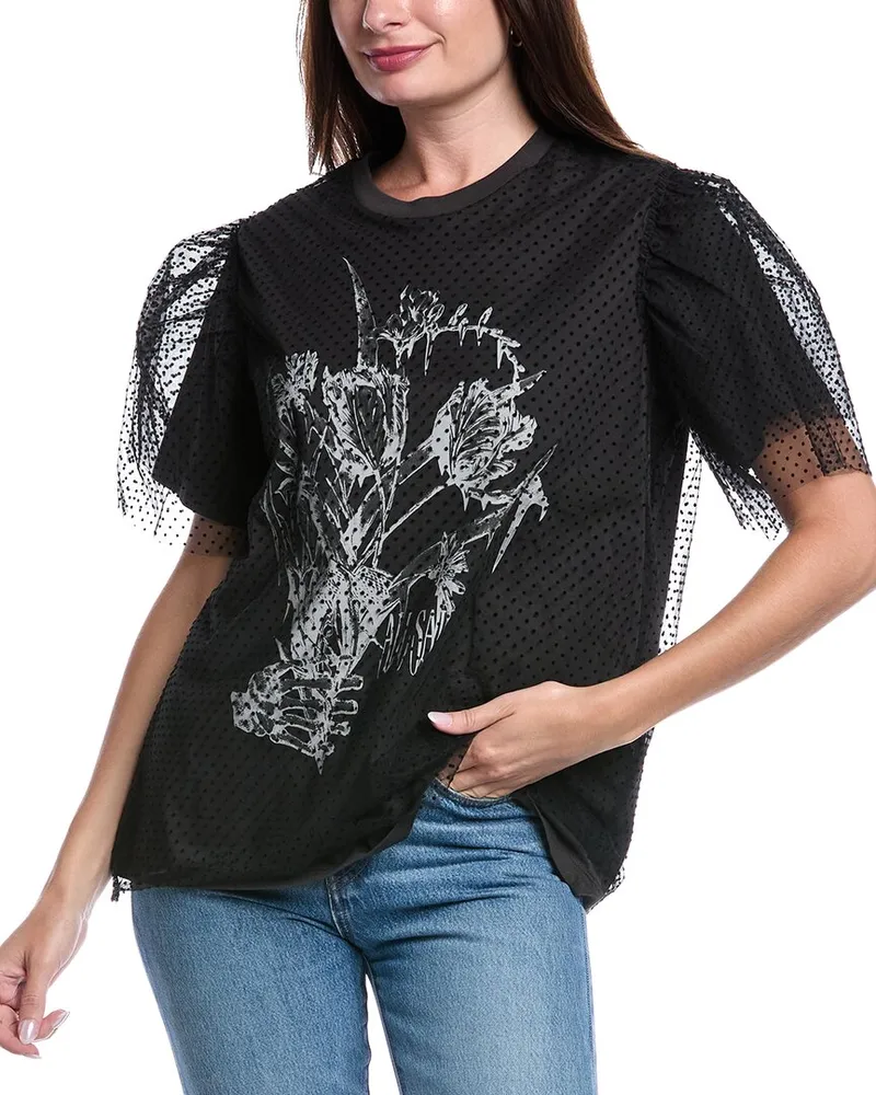 AllSaints Tommi Fondre T-Shirt Black