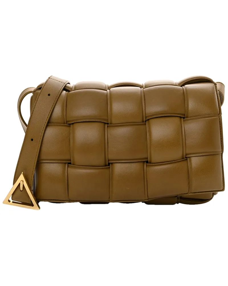Bottega Veneta Acorn Maxi Intreccio Nappa Leather Padded Cassette Crossbody  Bag (Authentic Pre-Loved Nocolor